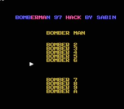 Bomberman 97 (Bomberman Collection Hack)